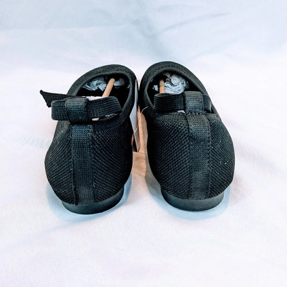Burudani Black Knitted Flats Size 6.5